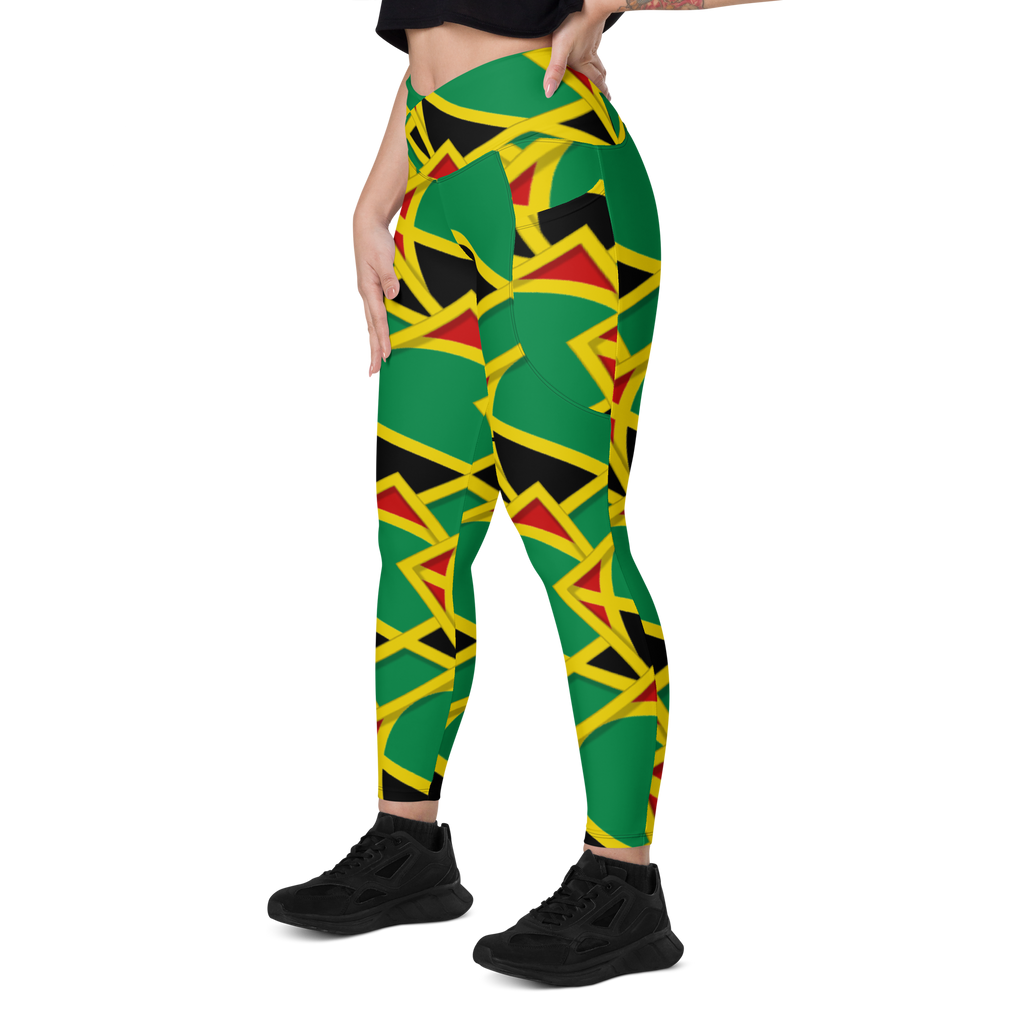 Neo-Don 'JamRas' Crossover leggings with pockets - 6