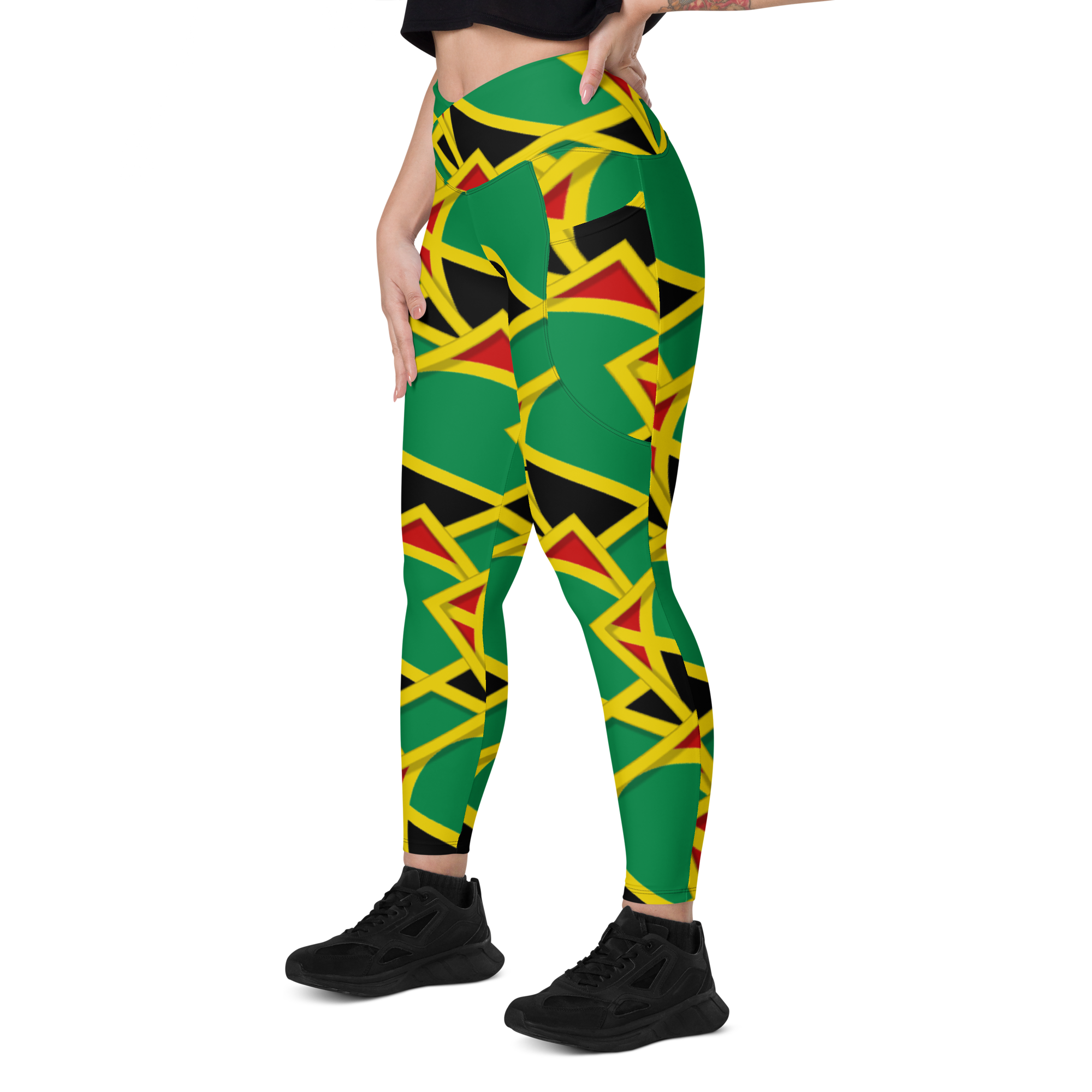 Neo-Don 'JamRas' Crossover leggings with pockets - 6