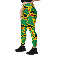 Load image into Gallery viewer, Neo-Don &#39;JamRas&#39; Crossover leggings with pockets - 6
