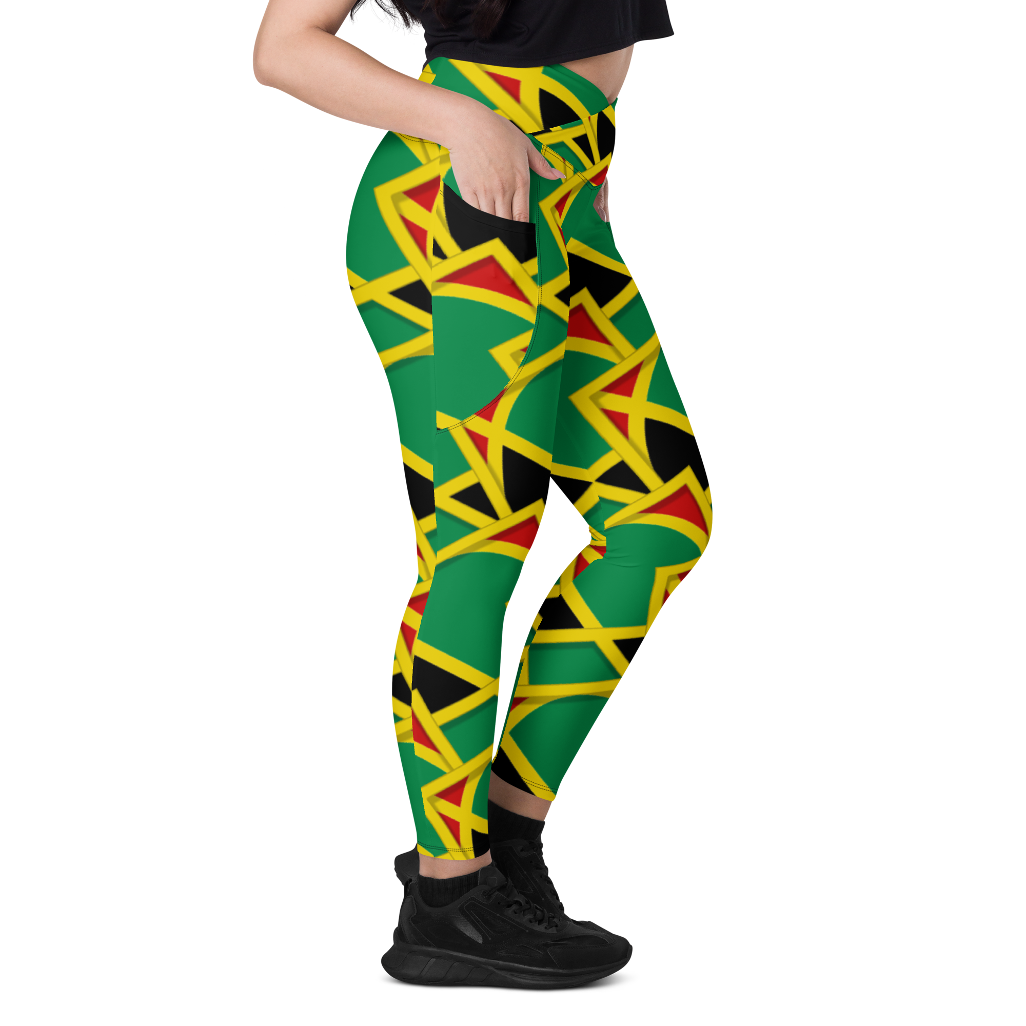 Neo-Don 'JamRas' Crossover leggings with pockets - 6
