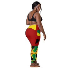 Load image into Gallery viewer, Neo-Don &#39;JamRas&#39; Crossover leggings with pockets - Red - GYR