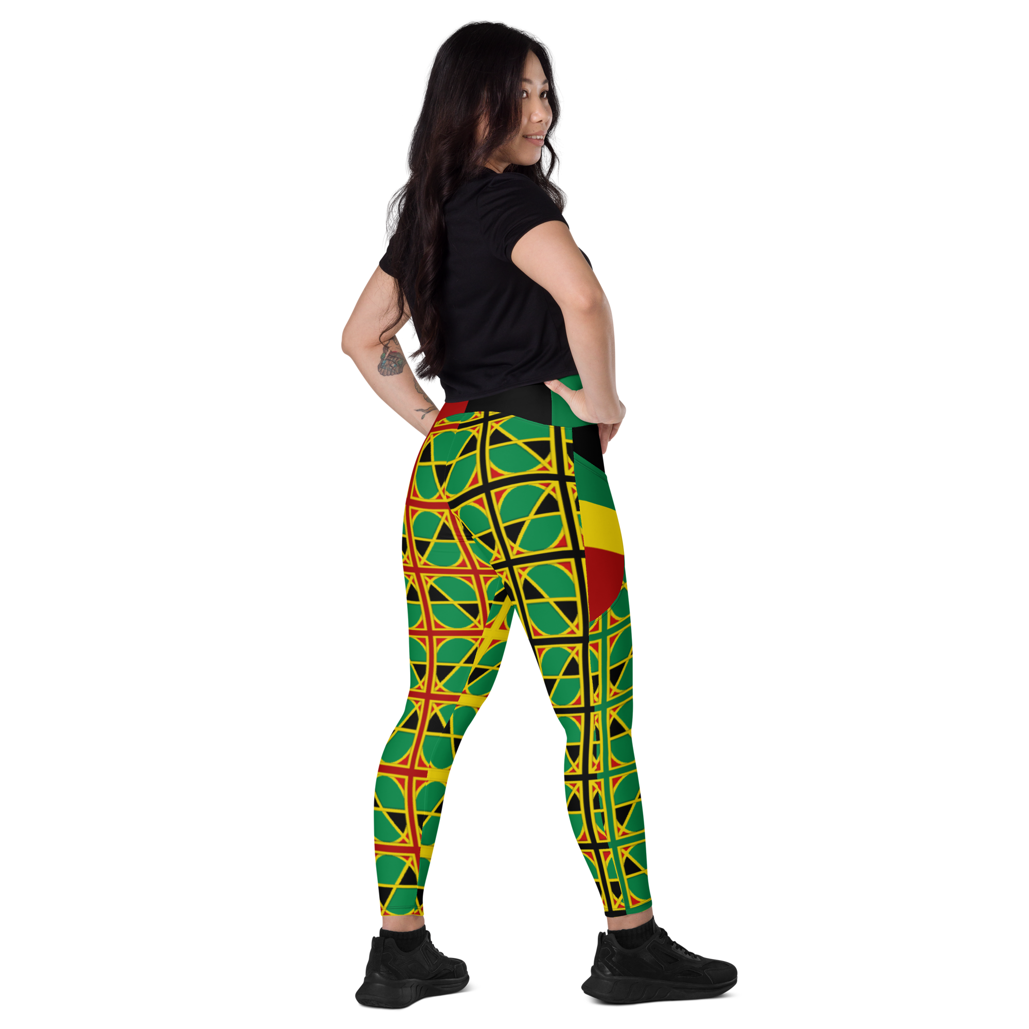 Neo-Don 'JamRas' Crossover leggings with pockets - 5 - GYRB
