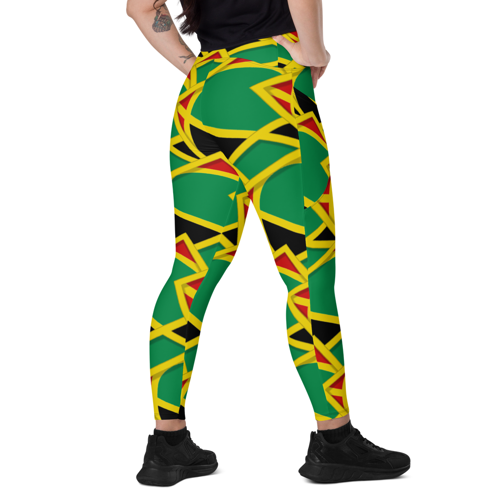 Neo-Don 'JamRas' Crossover leggings with pockets - 6