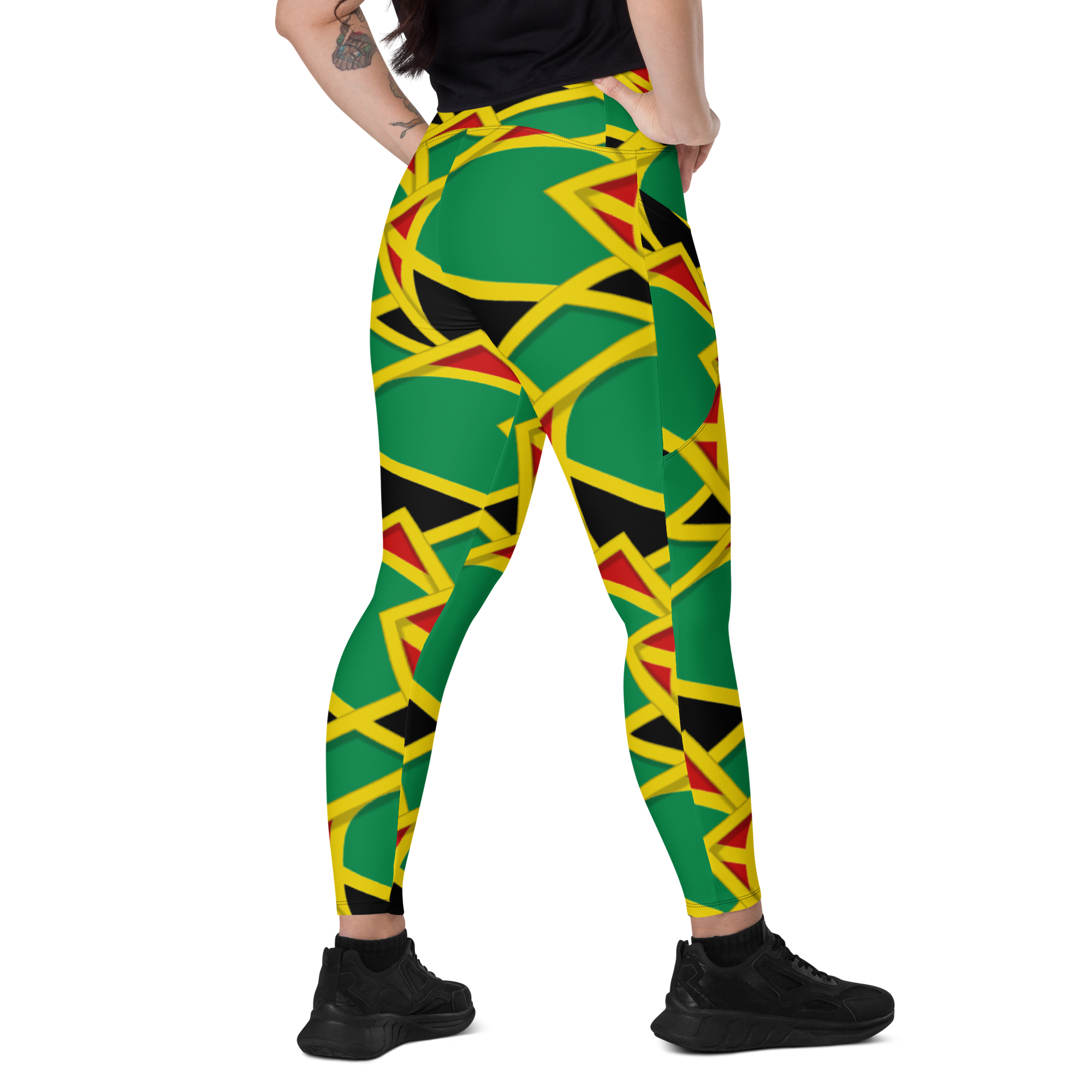 Neo-Don 'JamRas' Crossover leggings with pockets - 6