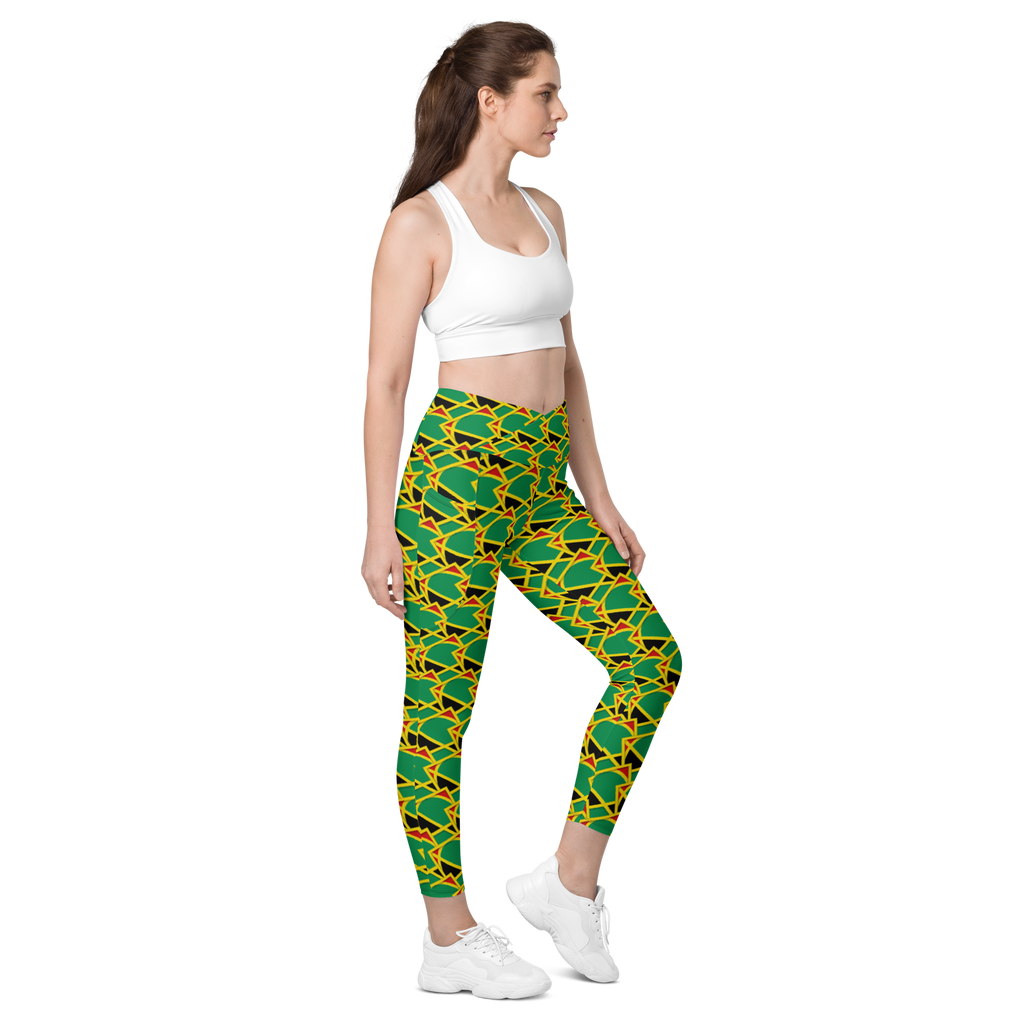 Neo-Don 'JamRas' Crossover leggings with pockets - 7