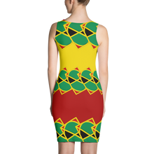 Load image into Gallery viewer, Neo-Don &#39;JamRas&#39; Sublimation Cut &amp; Sew Dress - 5 - Yellow/Red
