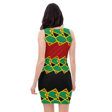 Load image into Gallery viewer, Neo-Don &#39;JamRas&#39; Sublimation Cut &amp; Sew Dress - 5 - Red/Black
