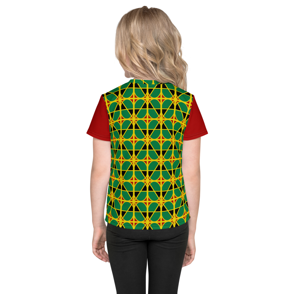 NEO-DON "JAMRAS" Kids crew neck t-shirt - 4 - Red