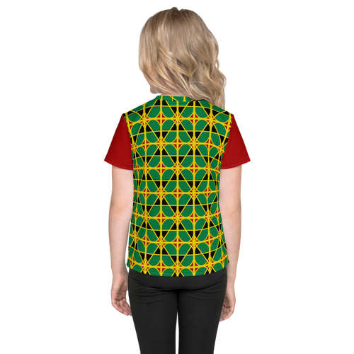 NEO-DON "JAMRAS" Kids crew neck t-shirt - 4 - Red