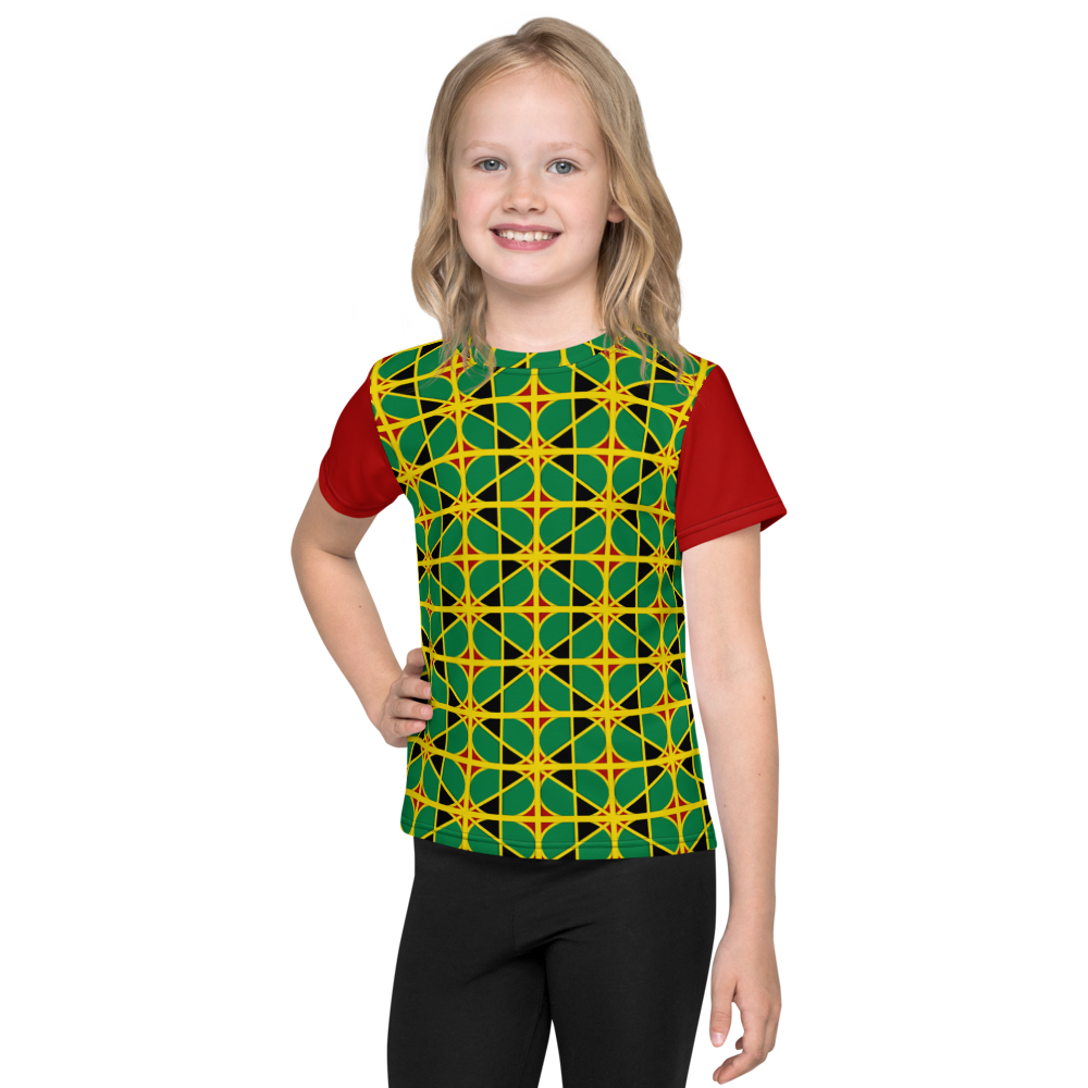 NEO-DON "JAMRAS" Kids crew neck t-shirt - 4 - Red