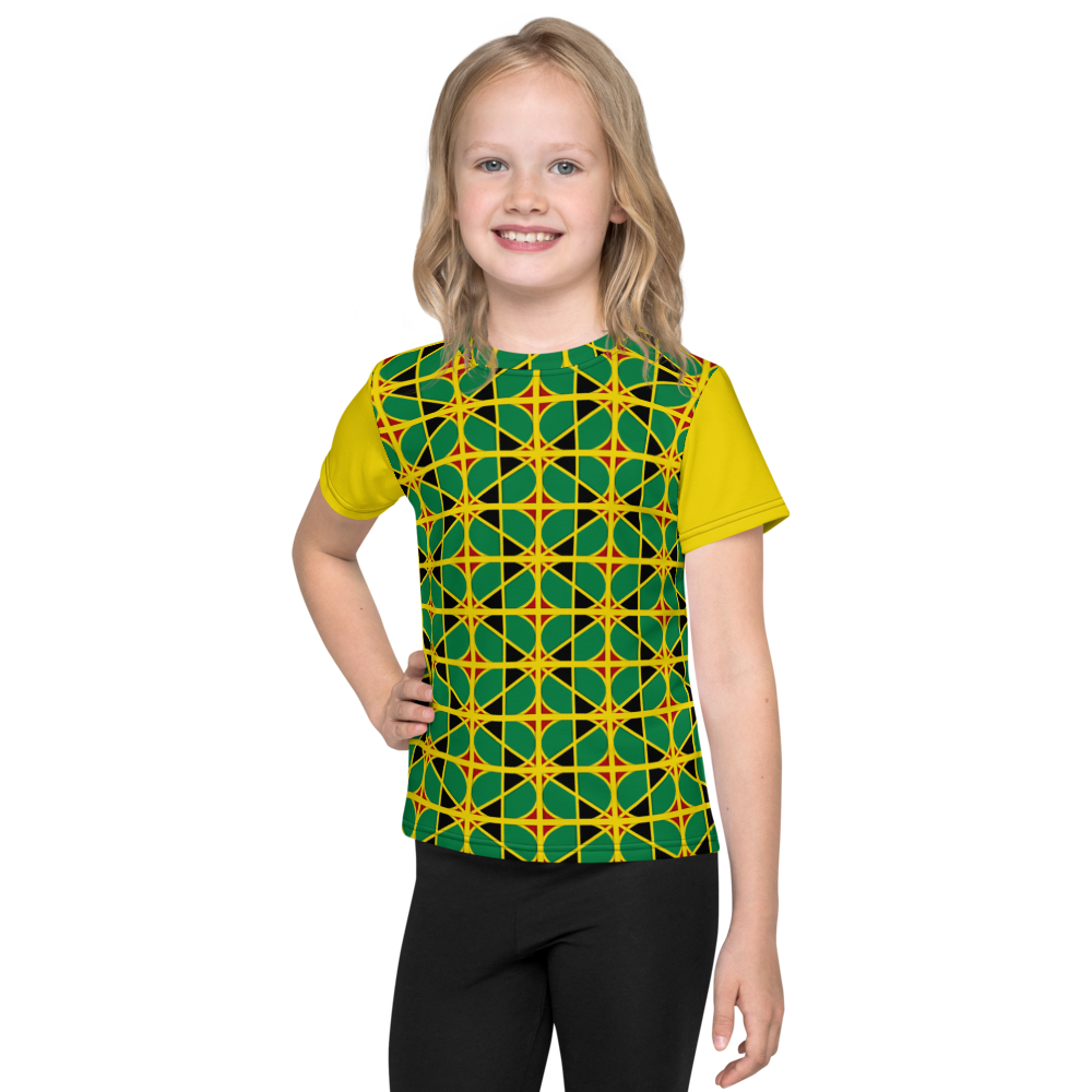 NEO-DON "JAMRAS" Kids crew neck t-shirt - 4 - Yellow