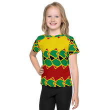 Load image into Gallery viewer, Neo-Don &#39;JamRas&#39; Kids crew neck t-shirt - 5 - Yellow/Red