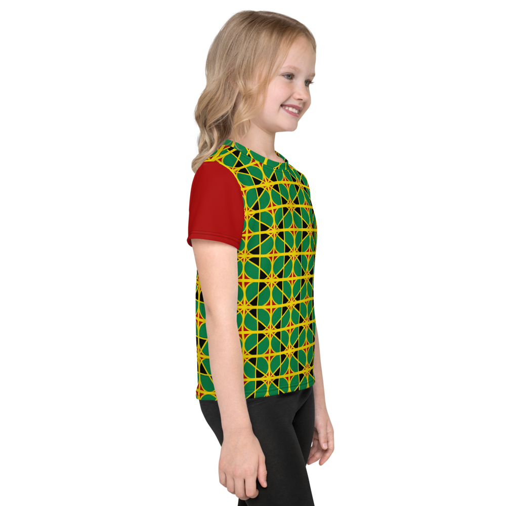 NEO-DON "JAMRAS" Kids crew neck t-shirt - 4 - Red