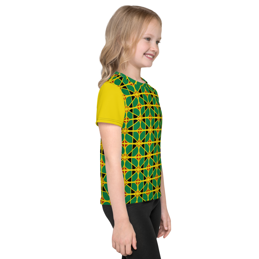 NEO-DON "JAMRAS" Kids crew neck t-shirt - 4 - Yellow