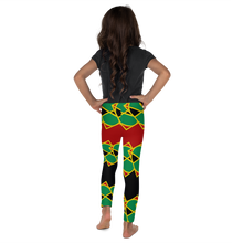 Load image into Gallery viewer, Neo-Don &#39;JamRas&#39; Kid&#39;s Leggings - 4 - Red/Black