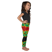 Load image into Gallery viewer, Neo-Don &#39;JamRas&#39; Kid&#39;s Leggings - 4 - Red/Black