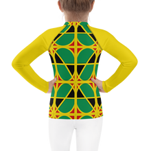 Load image into Gallery viewer, Neo-Don &#39;JamRas&#39; Kids Rash Guard - 3 - Yellow