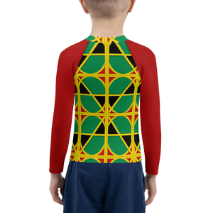 Neo-Don 'JamRas' Kids Rash Guard - 3 - Red