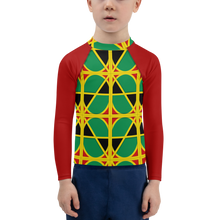 Load image into Gallery viewer, Neo-Don &#39;JamRas&#39; Kids Rash Guard - 3 - Red