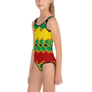 Neo-Don 'JamRas'  Kids Swimsuit - 5 - Yellow/Red