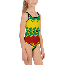 Load image into Gallery viewer, Neo-Don &#39;JamRas&#39;  Kids Swimsuit - 5 - Yellow/Red