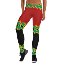 Load image into Gallery viewer, Neo-Don &#39;JamRas&#39; Women&#39;s Leggings - 8 - Red/Black