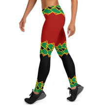 Load image into Gallery viewer, Neo-Don &#39;JamRas&#39; Women&#39;s Leggings - 8 - Red/Black