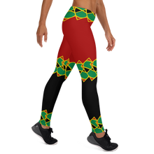 Load image into Gallery viewer, Neo-Don &#39;JamRas&#39; Women&#39;s Leggings - 8 - Red/Black