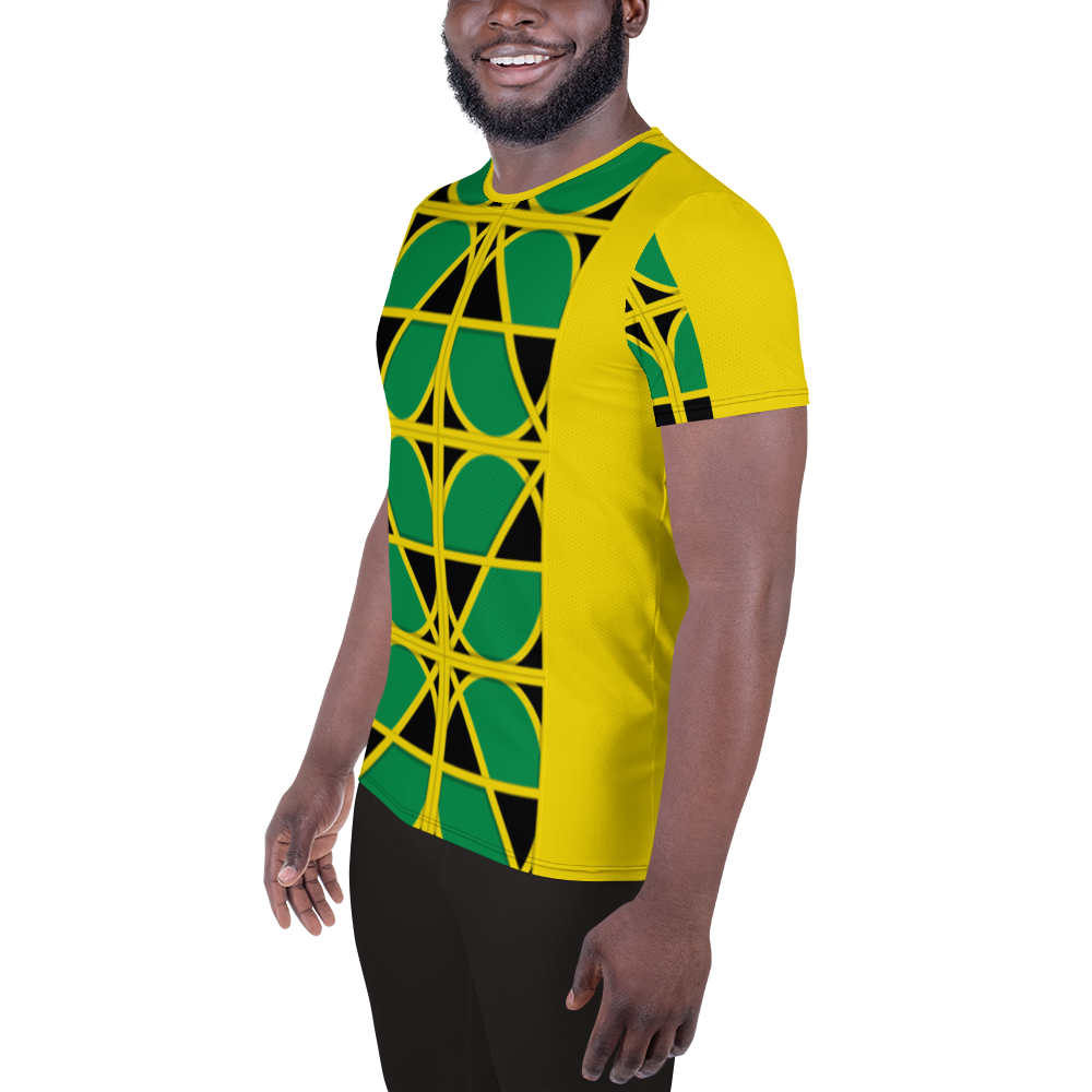 Neo-Don 'Jam' Men's Athletic T-shirt - MPX - yellow