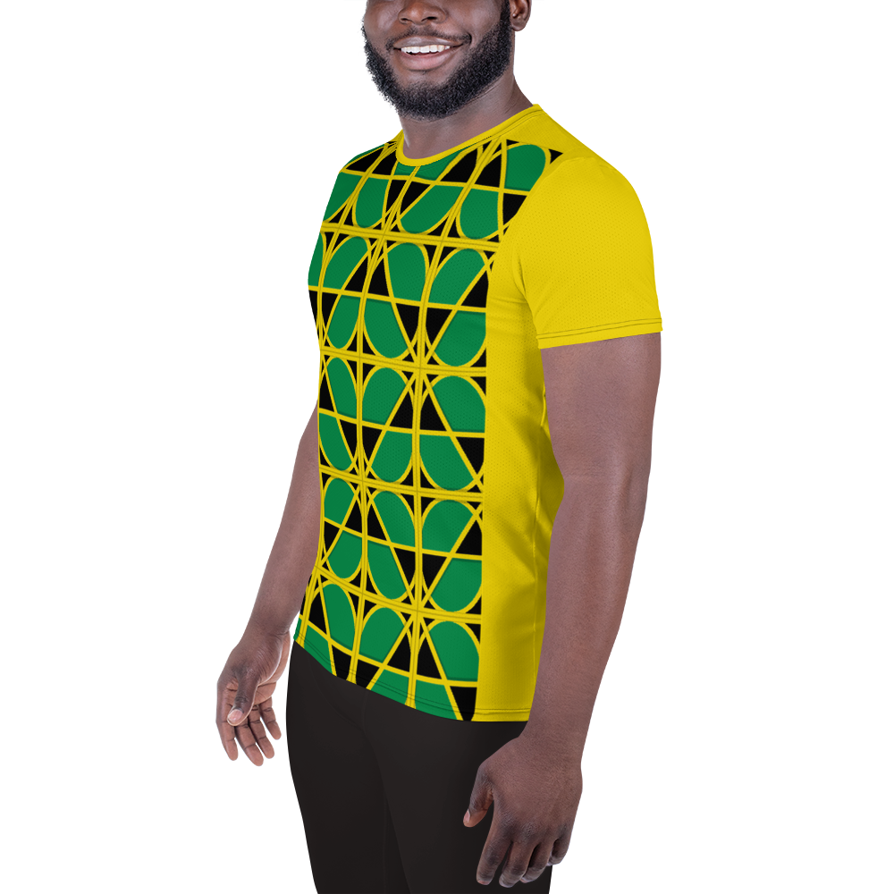 Neo-Don 'Jam' Men's Athletic T-shirt - MA - yellow