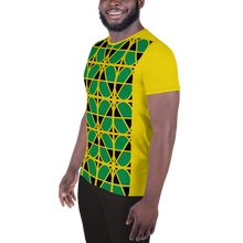 Load image into Gallery viewer, Neo-Don &#39;Jam&#39; Men&#39;s Athletic T-shirt - MA - yellow