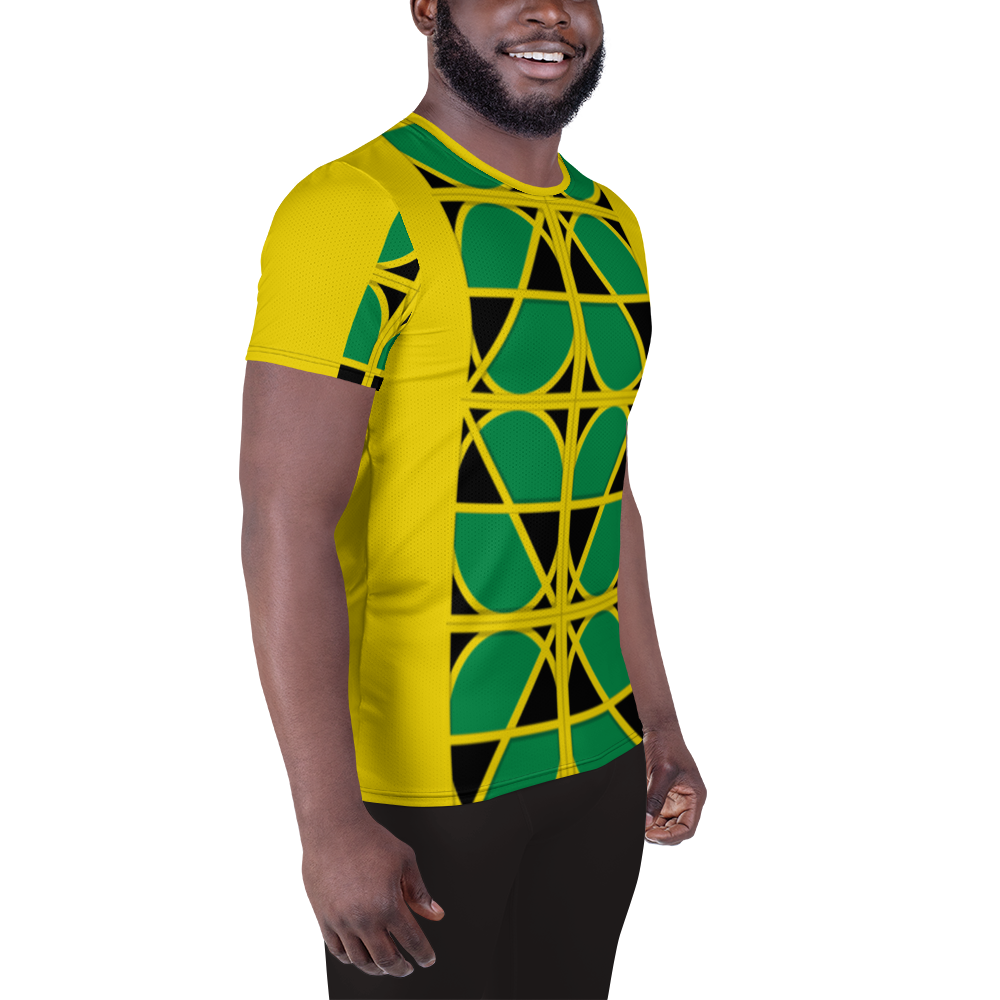 Neo-Don 'Jam' Men's Athletic T-shirt - MPX - yellow