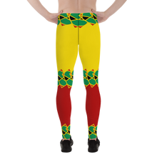 Load image into Gallery viewer, Neo-Don &#39;JamRas&#39; Men&#39;s Leggings - 8 - Yellow/Red