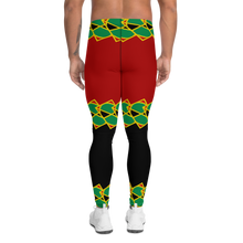 Load image into Gallery viewer, Neo-Don &#39;JamRas&#39; Men&#39;s Leggings - 8 - Red/Black