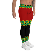 Load image into Gallery viewer, Neo-Don &#39;JamRas&#39; Men&#39;s Leggings - 8 - Red/Black