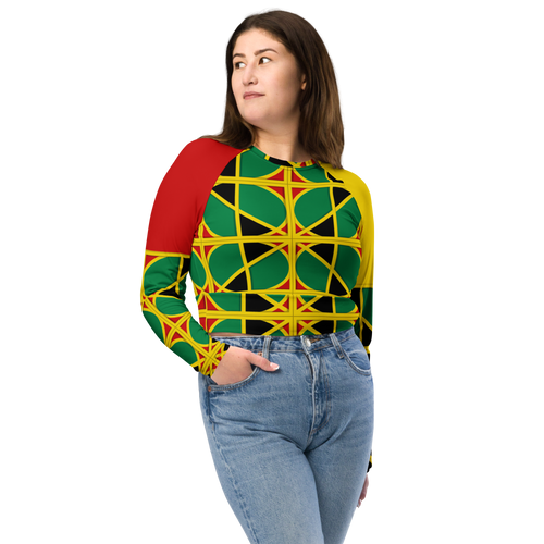 Neo-Don 'JamRas' Recycled long-sleeve crop top - 2