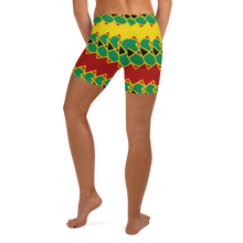 Load image into Gallery viewer, Neo-Don &#39;JamRas&#39; Women&#39;s Shorts - 8 - Yellow/Red