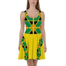 Load image into Gallery viewer, Neo-Don &#39;JamRas&#39; Skater Dress - 1 - Yellow