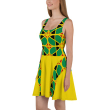 Load image into Gallery viewer, Neo-Don &#39;JamRas&#39; Skater Dress - 2 - Yellow
