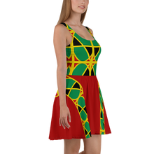 Load image into Gallery viewer, Neo-Don &#39;JamRas&#39; Skater Dress - 1 - Red