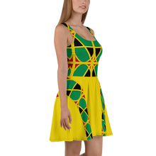 Load image into Gallery viewer, Neo-Don &#39;JamRas&#39; Skater Dress - 1 - Yellow