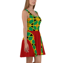 Load image into Gallery viewer, Neo-Don &#39;JamRas&#39; Skater Dress - 2 - Red