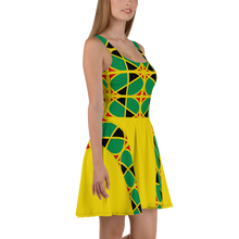 Load image into Gallery viewer, Neo-Don &#39;JamRas&#39; Skater Dress - 2 - Yellow
