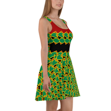 Load image into Gallery viewer, Neo-Don &#39;JamRas&#39; Skater Dress - 4 - Red/Black