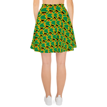 Load image into Gallery viewer, Neo-Don &#39;JamRas&#39; Skater Skirt - 5 - Yellow/Red