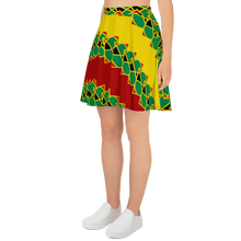 Load image into Gallery viewer, Neo-Don &#39;JamRas&#39; Skater Skirt - 5 - Yellow/Red