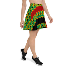 Load image into Gallery viewer, Neo-Don &#39;JamRas&#39; Skater Skirt - 5 - Red/Black