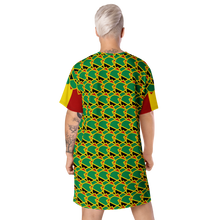 Load image into Gallery viewer, Neo-Don &#39;JamRas&#39; T-shirt dress - 6 - Yellow/Red