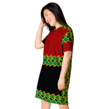 Load image into Gallery viewer, Neo-Don &#39;JamRas&#39; T-shirt dress - 6 - Red/Black
