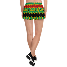 Load image into Gallery viewer, Neo-Don &#39;JamRas&#39; Women&#39;s Athletic Short Shorts - 6 - Red/Black